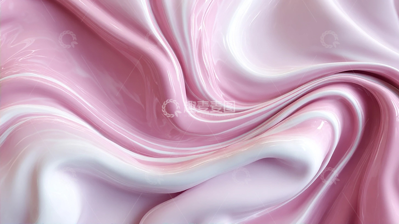 高清大图下载【趣麦麦图】粉色丝绸的梦幻交织