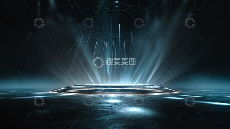 高清大图下载【趣麦麦图】星际舞台的极光盛宴