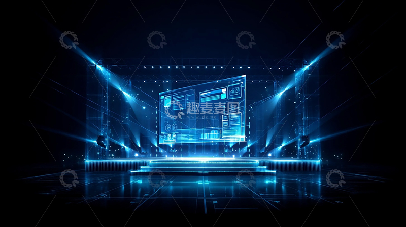 高清大图下载【趣麦麦图】超时空数字幻境的奇幻舞台