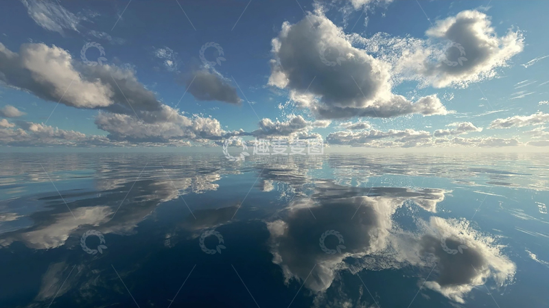 高清大图下载【趣麦麦图】天空与海洋的梦幻交响