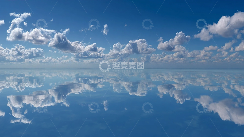 高清大图下载【趣麦麦图】蓝色海洋的无限遐想