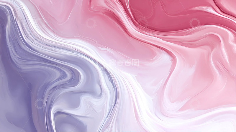 高清大图下载【趣麦麦图】粉紫交织的艺术海洋