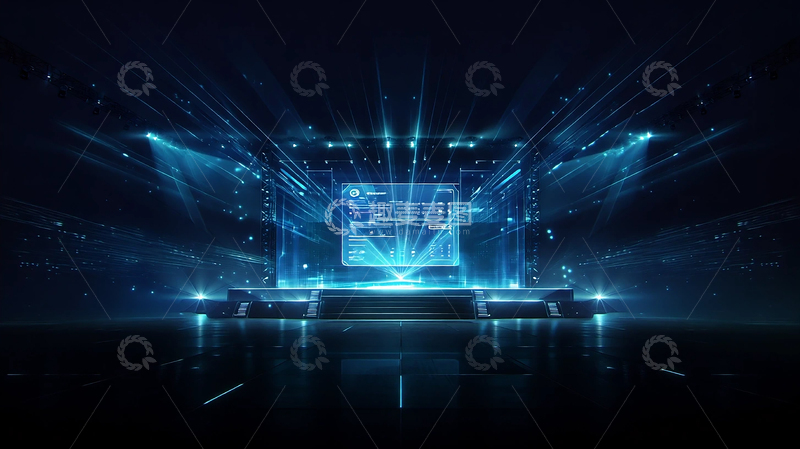 高清大图下载【趣麦麦图】智能科技的未来光影盛宴