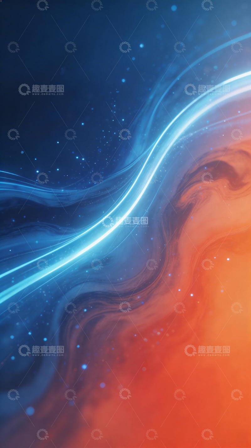 高清大图下载【趣麦麦图】星际流动光影艺术