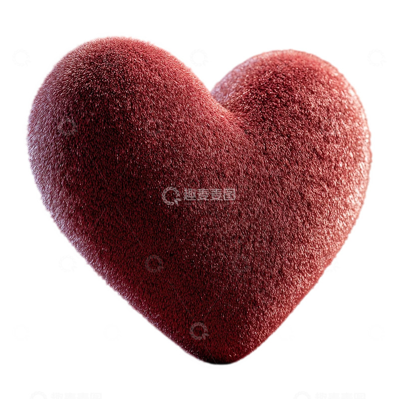 高清大图下载【趣麦麦图】绒毛心形的温柔呢喃