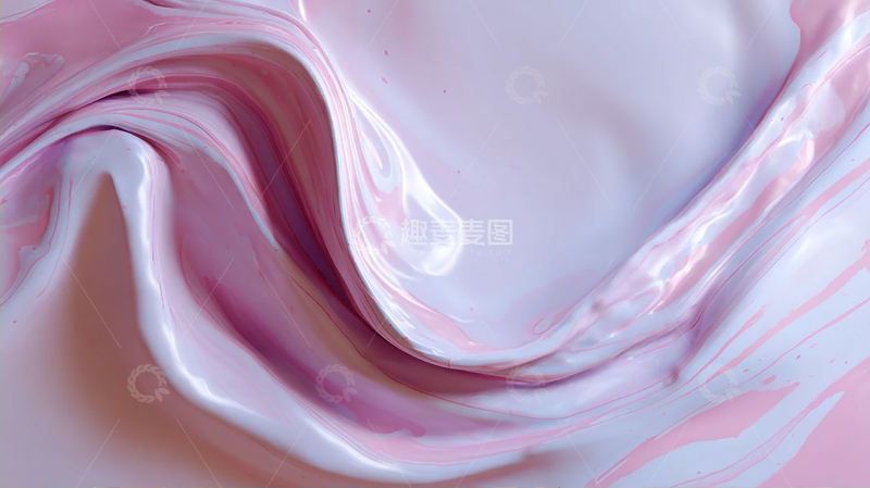 高清大图下载【趣麦麦图】梦幻粉色漩涡的奇幻旅程