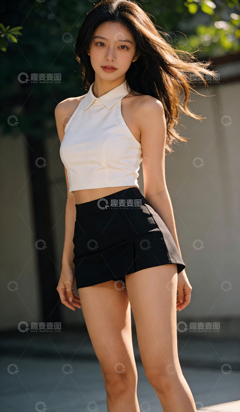 高清大图下载【趣麦麦图】时尚青春户外写真