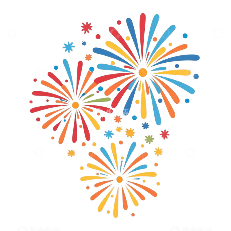 高清大图下载【趣麦麦图】绚丽火焰之舞点亮夜空