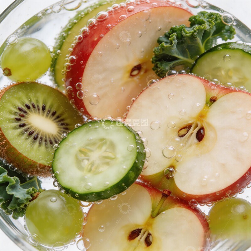 高清大图下载【趣麦麦图】清新水果拼盘摄影图片