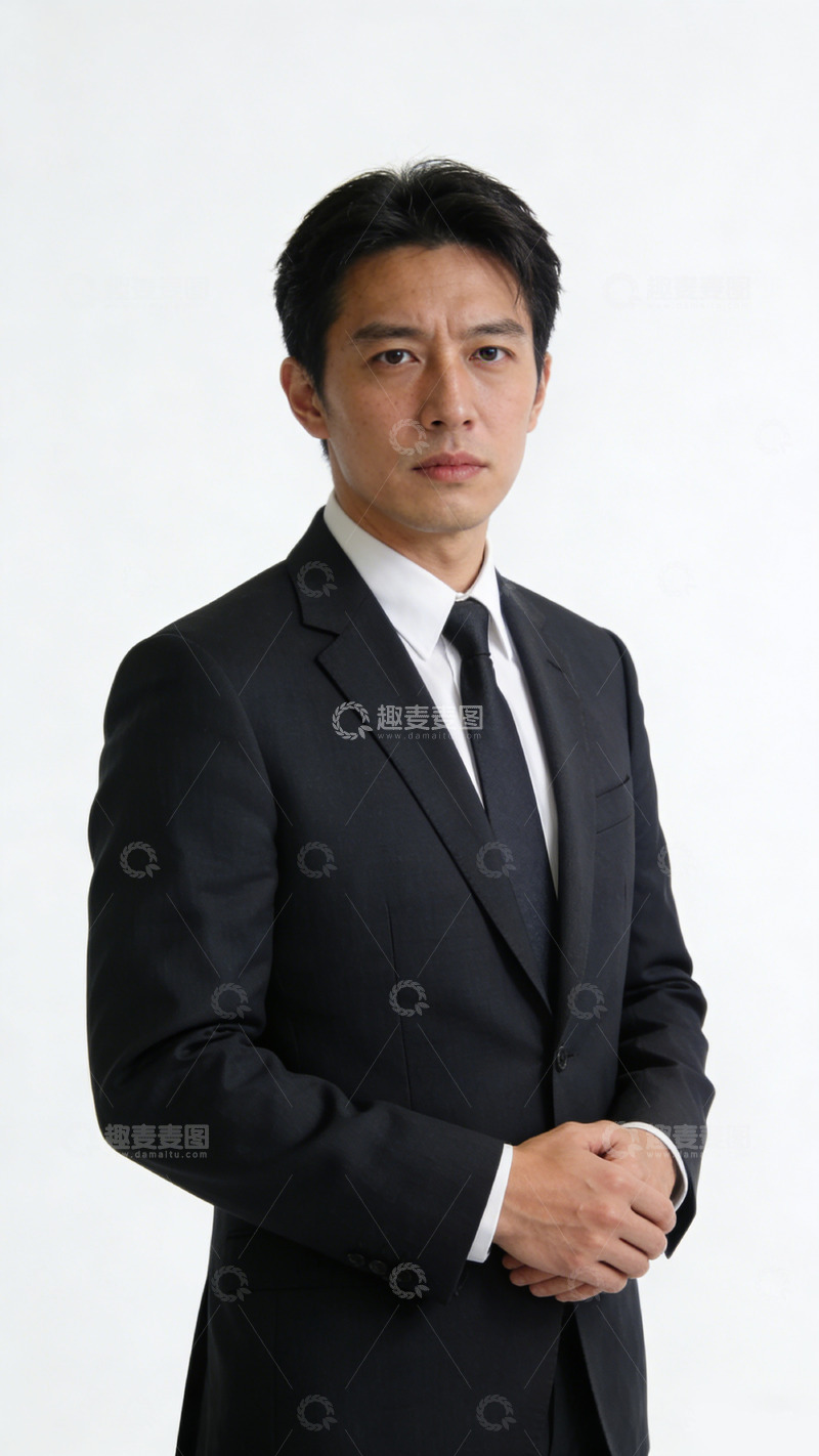 高清大图下载【趣麦麦图】商务男士正式肖像摄影