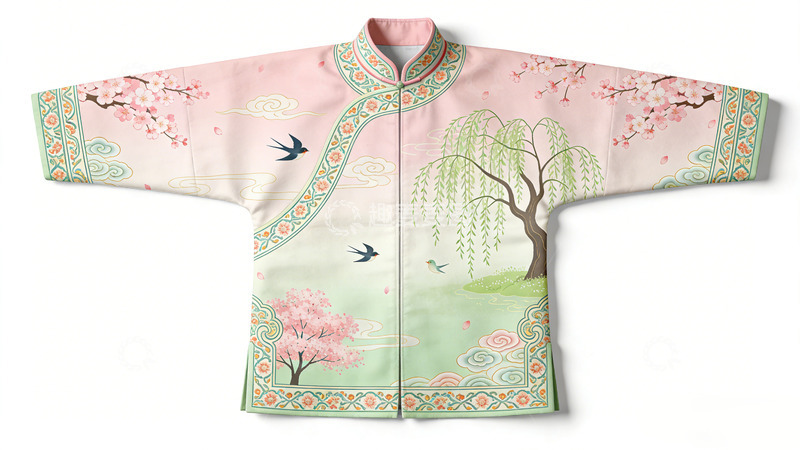 高清大图下载【趣麦麦图】古风汉服上衣图案设计