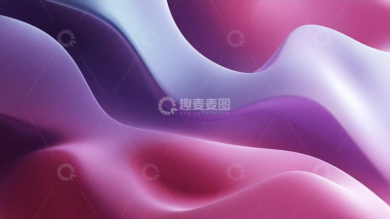 高清大图下载【趣麦麦图】紫粉交织的光影舞台