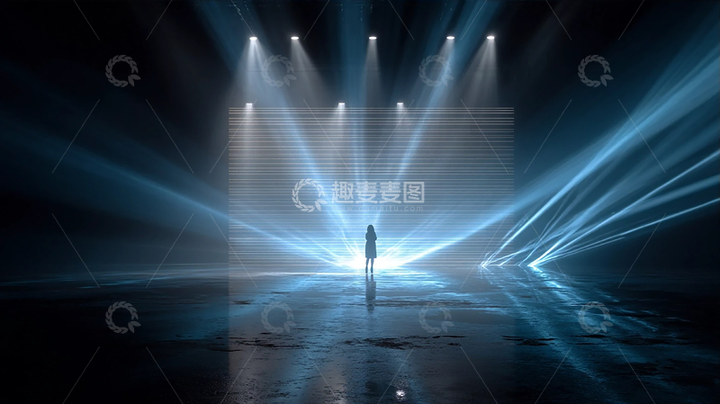 高清大图下载【趣麦麦图】寂静舞台上的孤影幻想