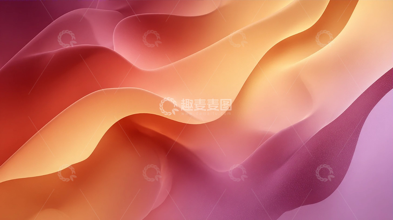 高清大图下载【趣麦麦图】柔和色彩的梦幻涟漪