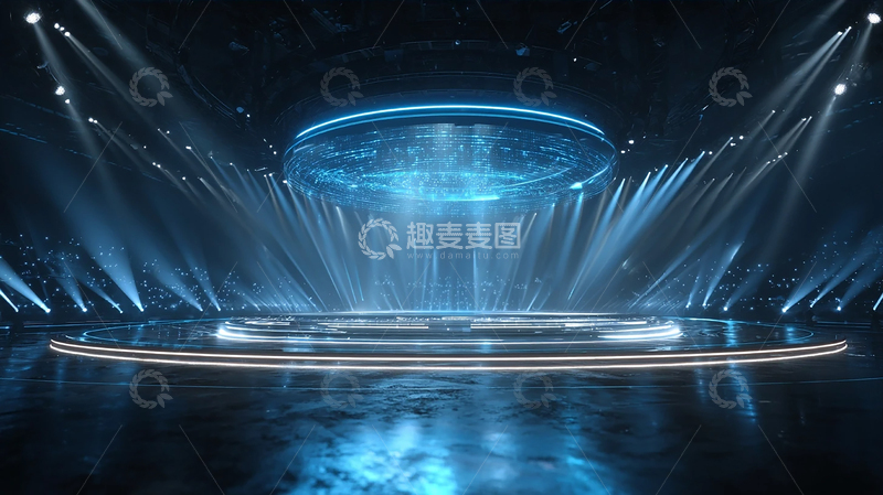 高清大图下载【趣麦麦图】星际舞台的未来奇迹