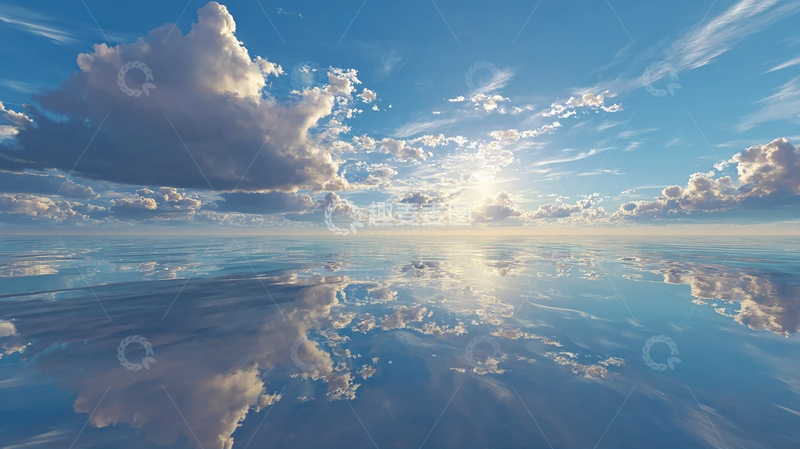 高清大图下载【趣麦麦图】流动的云朵与天空交响曲