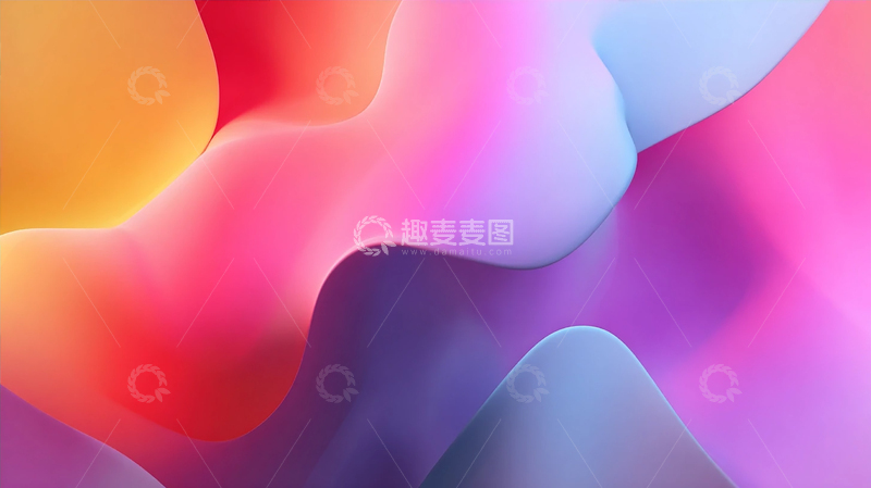 高清大图下载【趣麦麦图】-光影涌动的梦幻涟漪