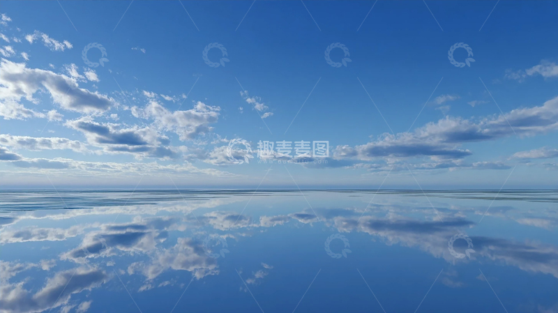 高清大图下载【趣麦麦图】天空之镜：云海映照心境