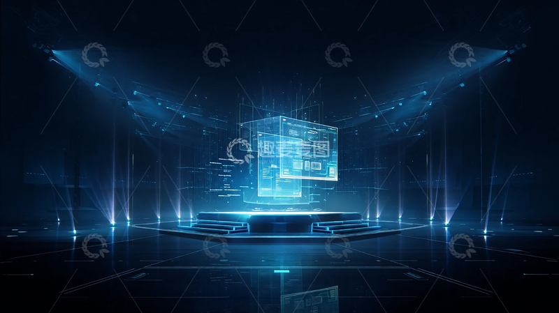 高清大图下载【趣麦麦图】光影数据剧场的未来预演