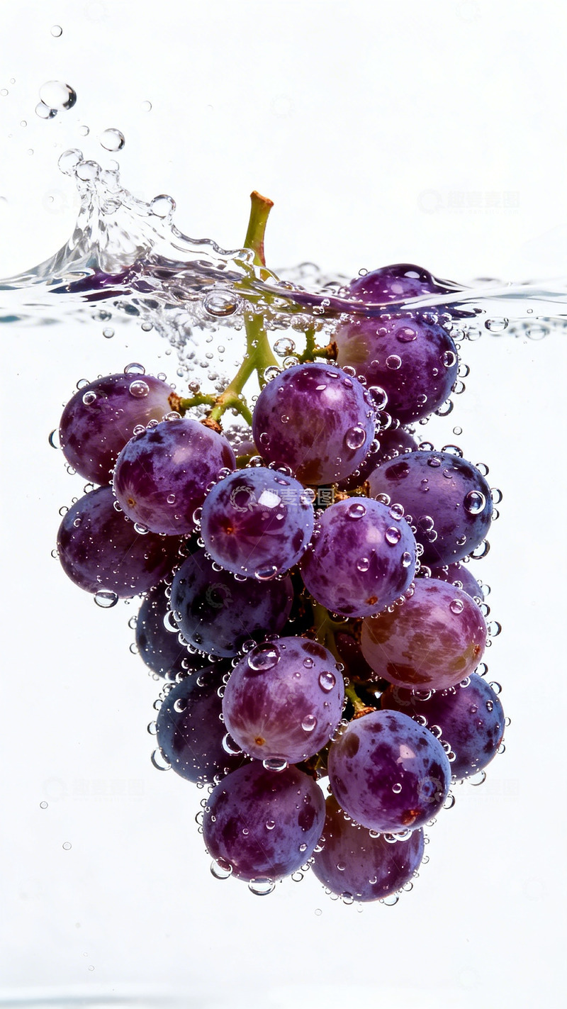 高清大图下载【趣麦麦图】水珠葡萄摄影