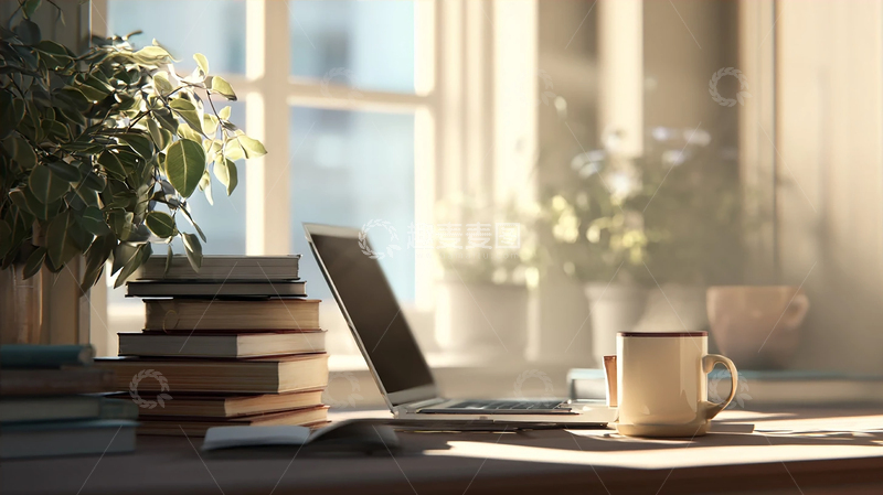 高清大图下载【趣麦麦图】早晨的温馨阅读角落