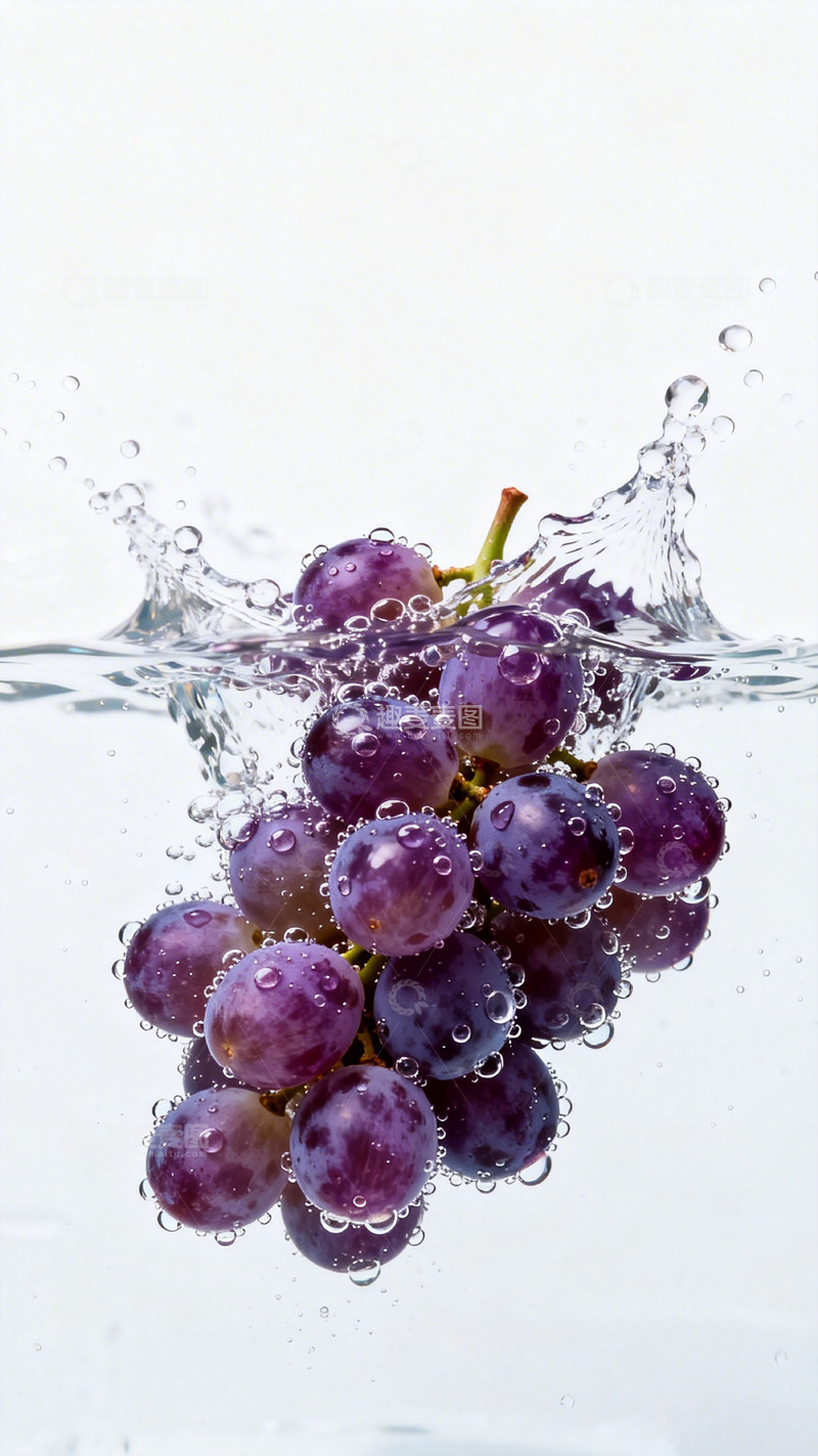 高清大图下载【趣麦麦图】水珠葡萄新鲜摄影图片