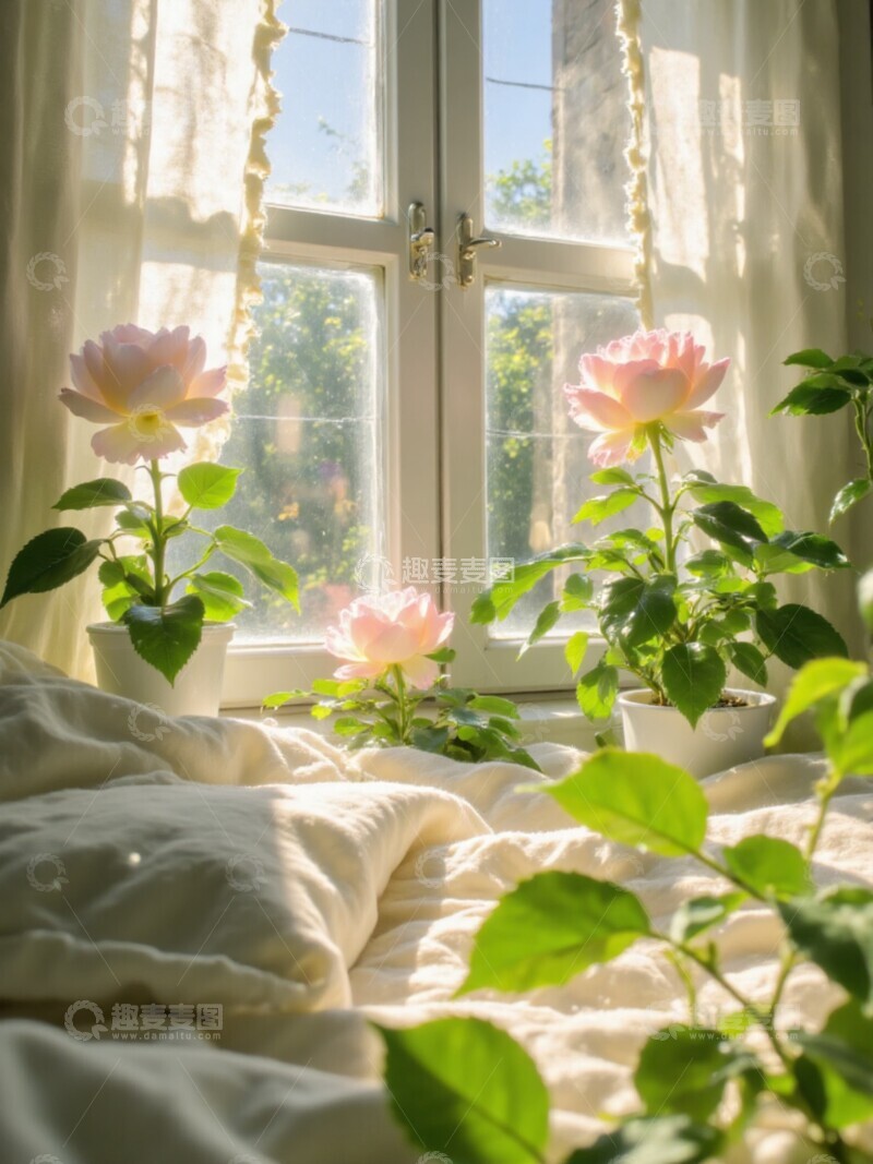 高清大图下载【趣麦麦图】温馨阳光房花卉家居美景