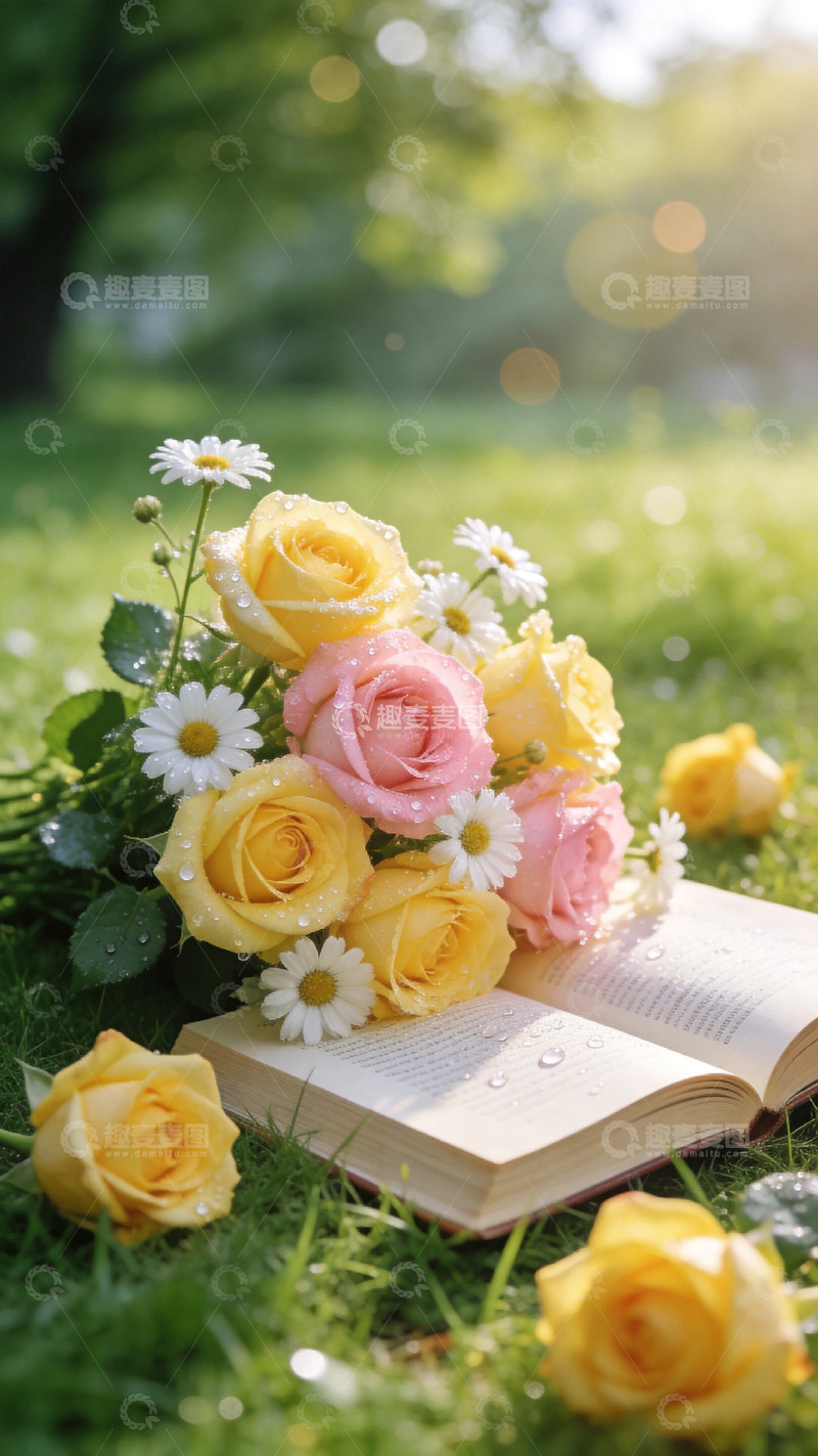 高清大图下载【趣麦麦图】森林里的鲜花