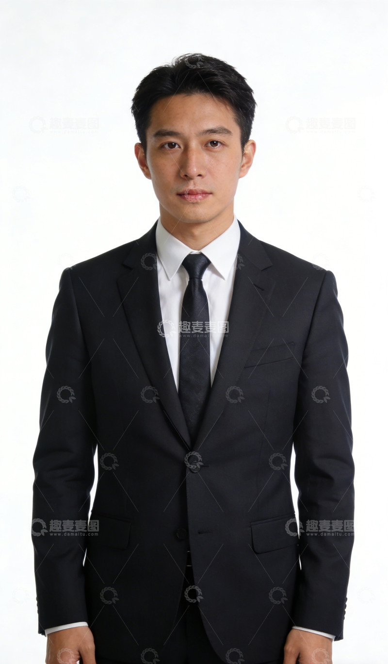 高清大图下载【趣麦麦图】正装男士标准像职业形象照