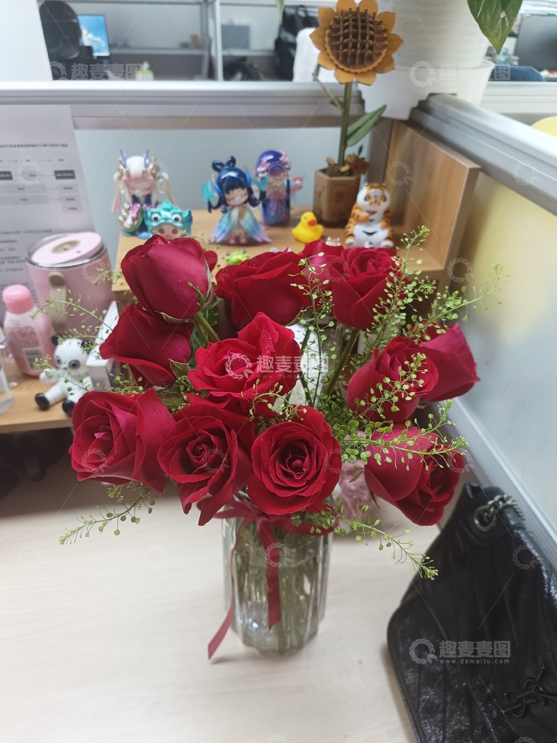 高清大图下载【趣麦麦图】玫瑰花,鲜花,红玫瑰