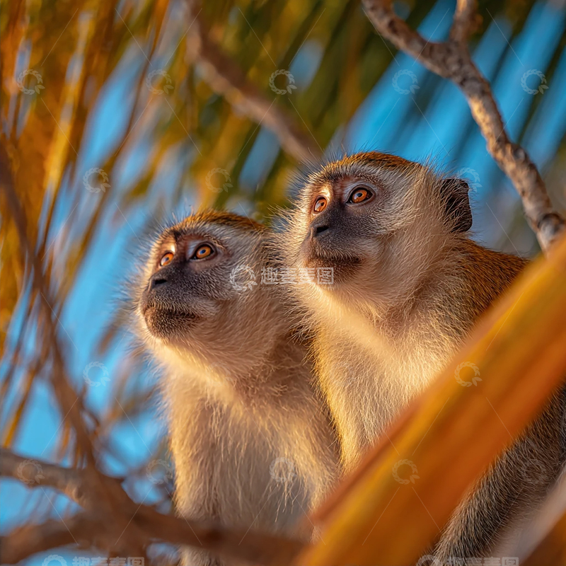 高清大图下载【趣麦麦图】森林深处的灵动守望者
