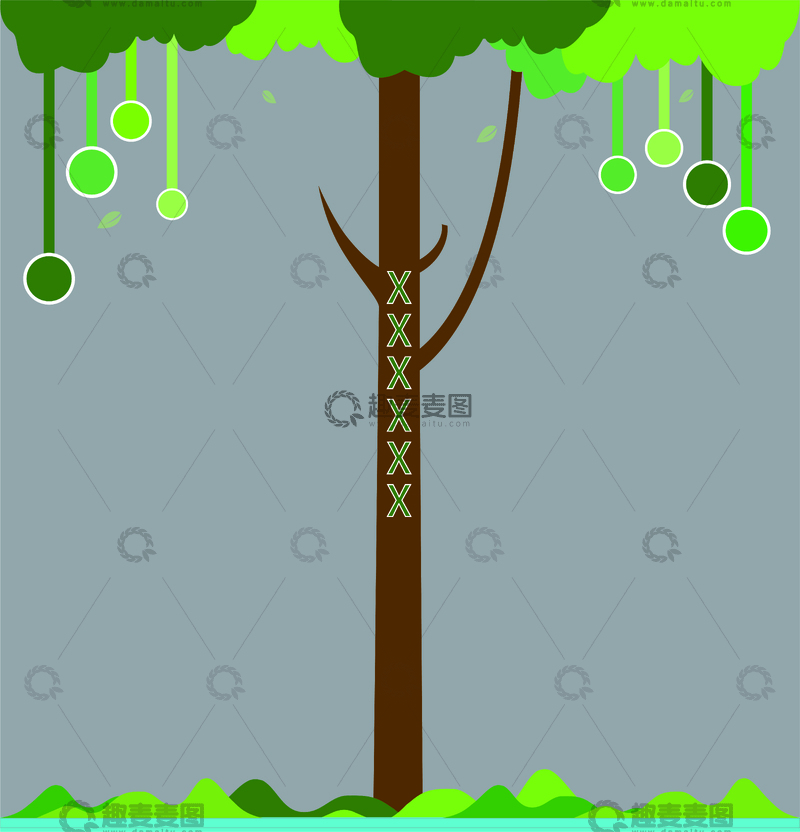 源文件下载【趣麦麦图】评价照片墙饰