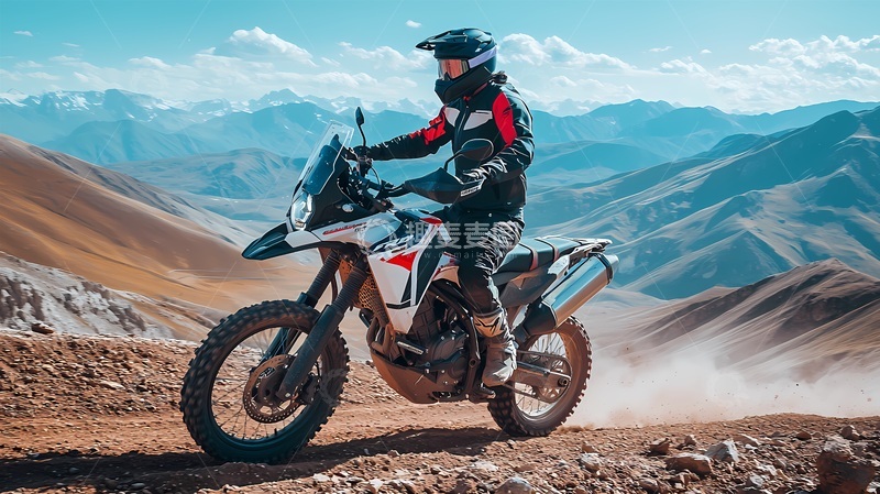 高清大图下载【趣麦麦图】山地摩托冒险骑行风光摄影