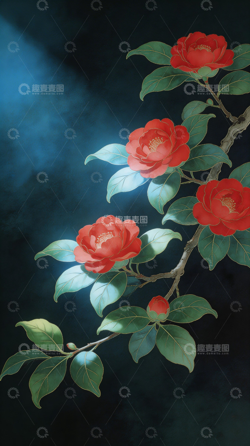 高清大图下载【趣麦麦图】国风韵味的插画7