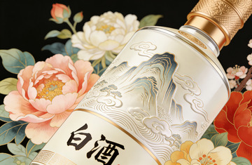 典雅山水白酒包装设计