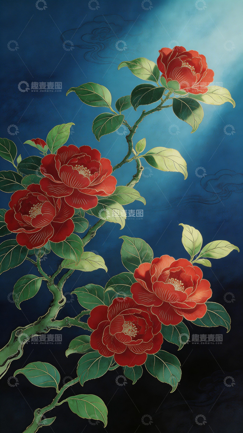 高清大图下载【趣麦麦图】国风韵味的插画6