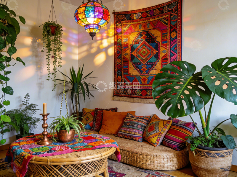 高清大图下载【趣麦麦图】波西米亚风家居装饰设计