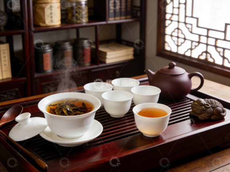 高清大图下载【趣麦麦图】传统中式茶具茶艺展示