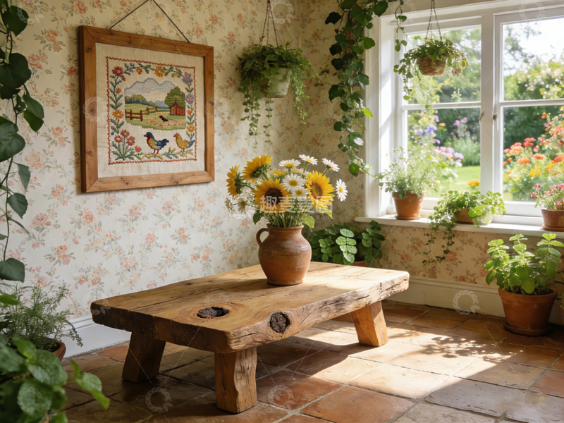 高清大图下载【趣麦麦图】田园风室内植物装饰设计