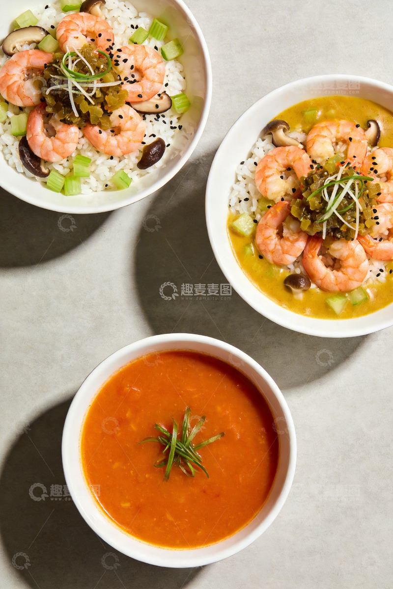 高清大图下载【趣麦麦图】红酸汤鲜虾泡饭2
