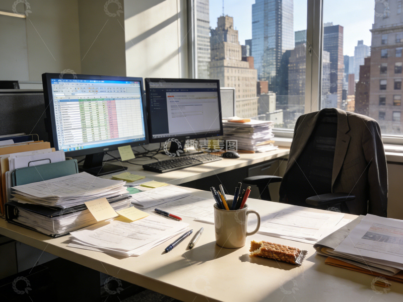高清大图下载【趣麦麦图】城市办公室工作场景实拍