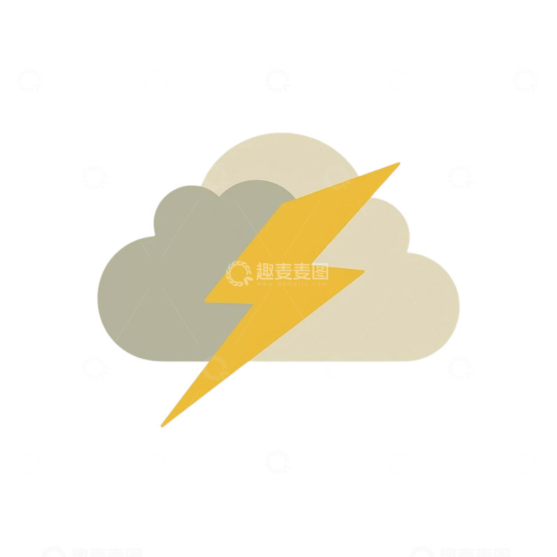 高清大图下载【趣麦麦图】暴风雷电云海的惊雷瞬间