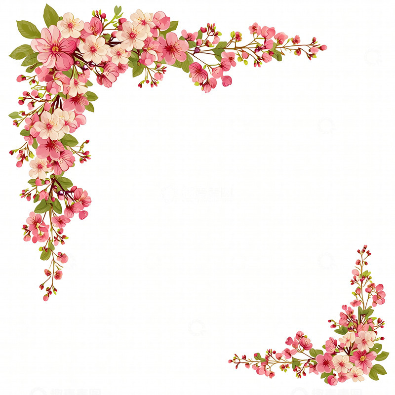 高清大图下载【趣麦麦图】春日花影繁复绚烂