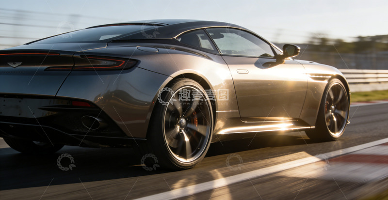 高清大图下载【趣麦麦图】赛道豪华跑车动态摄影