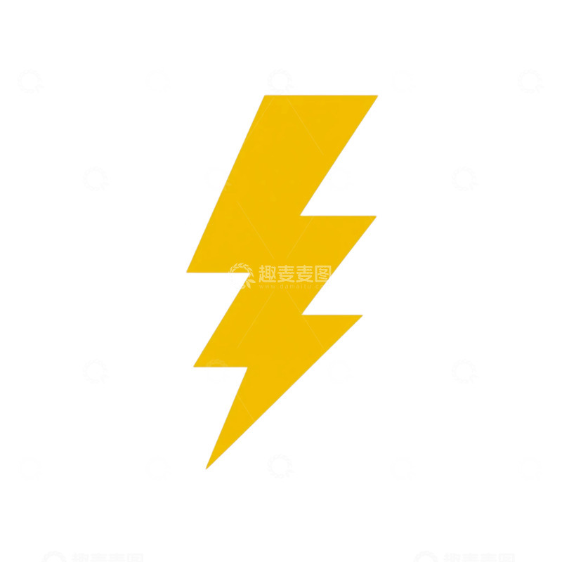高清大图下载【趣麦麦图】电闪雷鸣中的孤独闪电