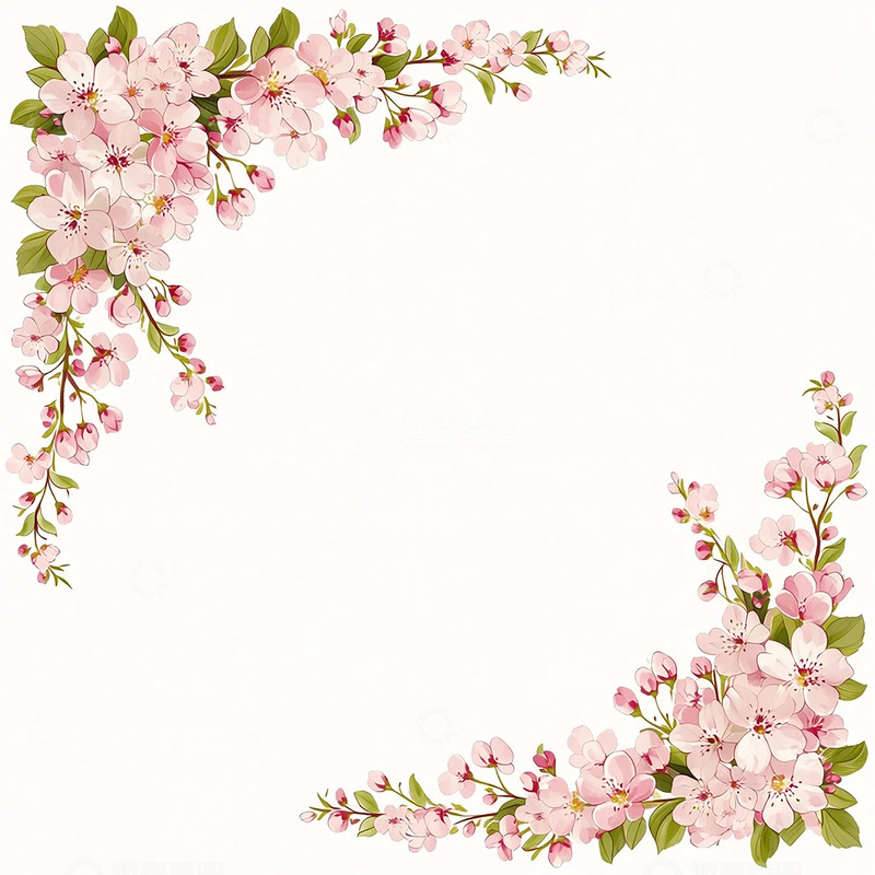 高清大图下载【趣麦麦图】春日花海角落点缀奇幻