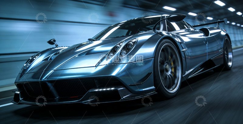 高清大图下载【趣麦麦图】高速跑车震撼场景游戏画面