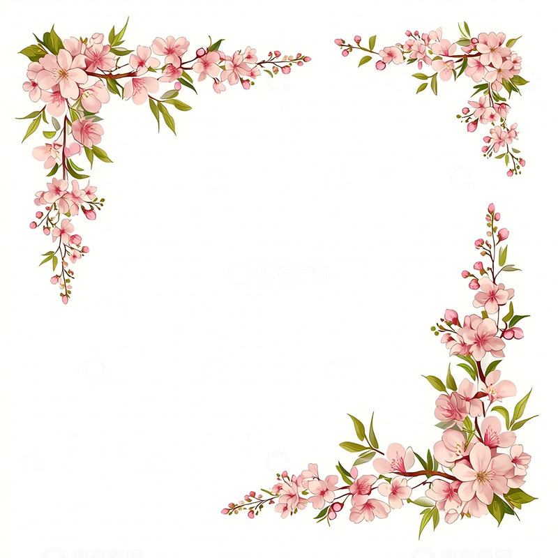 高清大图下载【趣麦麦图】春花角落绽放的诗意画卷