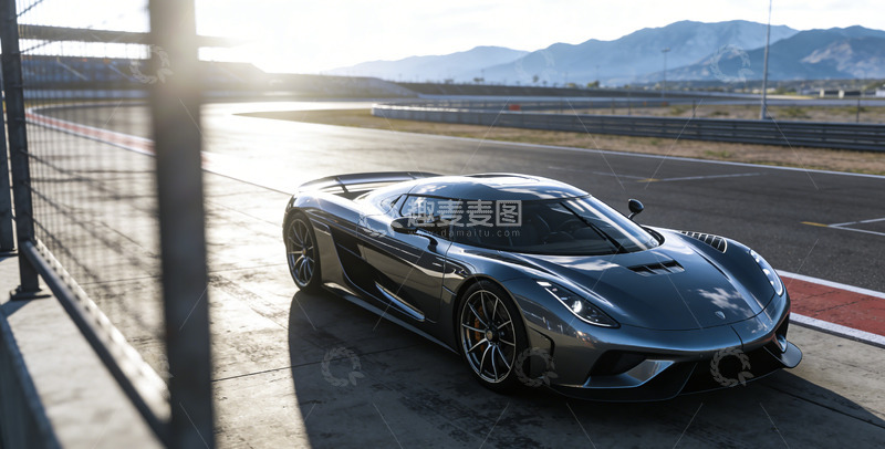 高清大图下载【趣麦麦图】赛道超跑金属质感汽车摄影