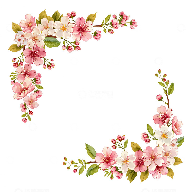 高清大图下载【趣麦麦图】春韵花海角落静谧绽放